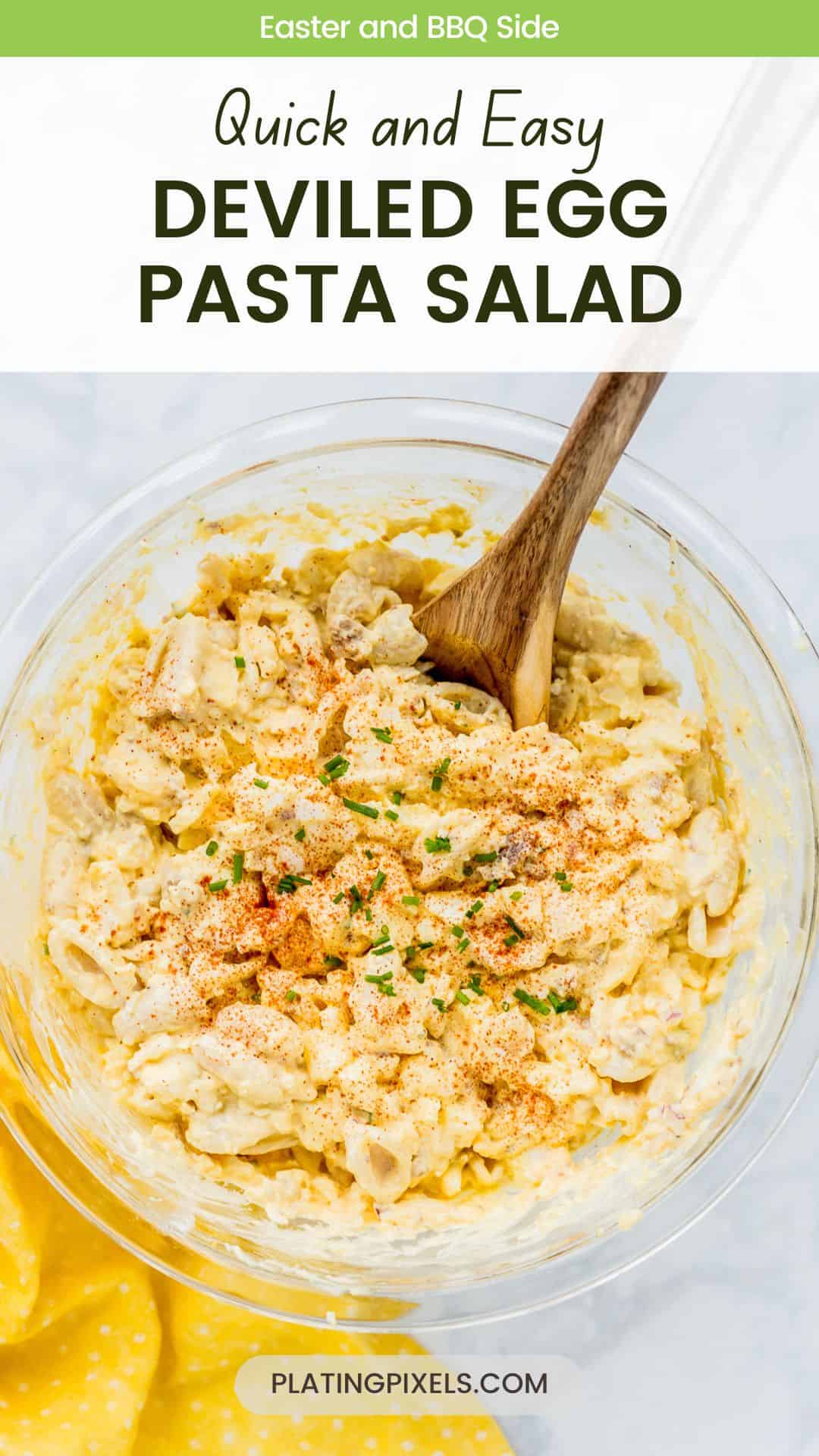 Deviled Egg Pasta Salad